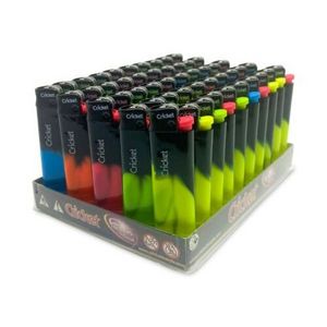 Cricket Disposable Lighters Frost (Original), 50 Piece