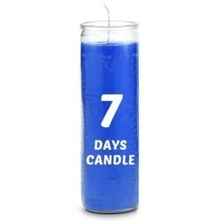 Wholesale Bulk 100% Excellent Quality 7 Days Long Burning Spiritual Religious Unscented Candles With Holders