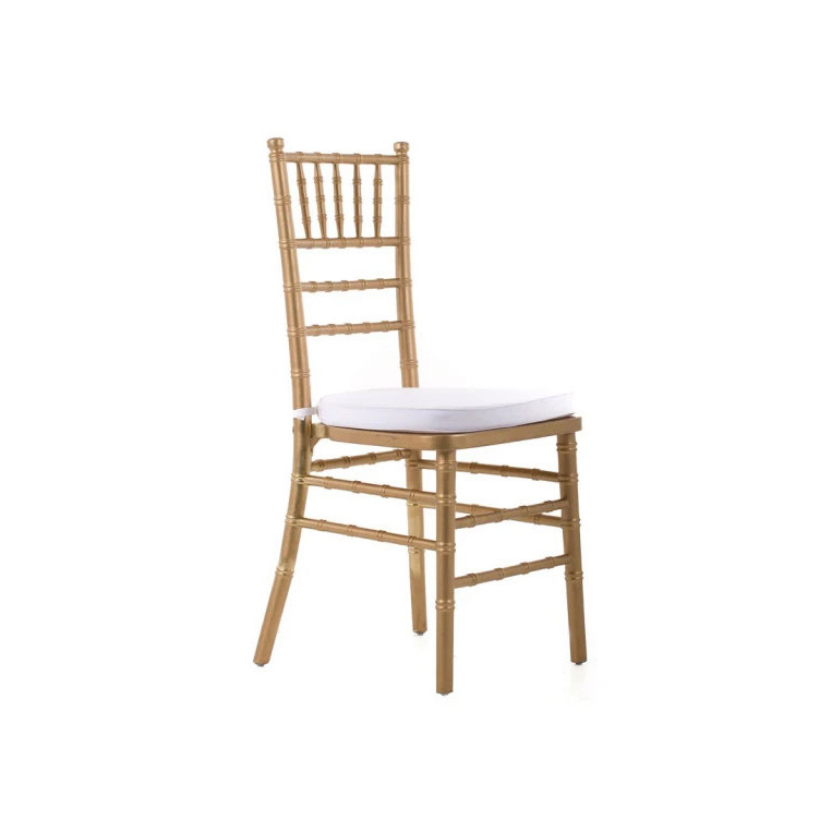 Cheap price clear resin chivari chair and tiffany wedding chair for sale