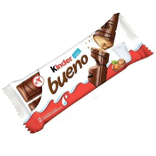 Brand new Kinde Bueno Milk Chocolate Wafer Hazelnut Bars Ready for food