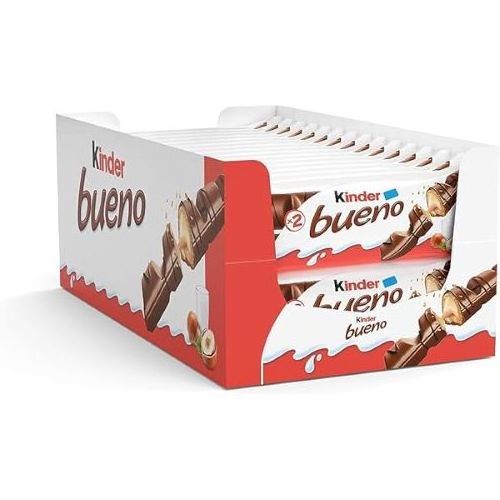 Brand new Kinde Bueno Milk Chocolate Wafer Hazelnut Bars Ready for food