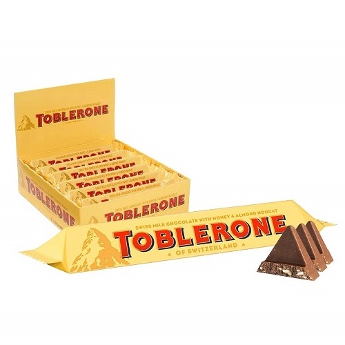 Toblerone 100g / Toblerone Chocolate 100 grams milk and honey