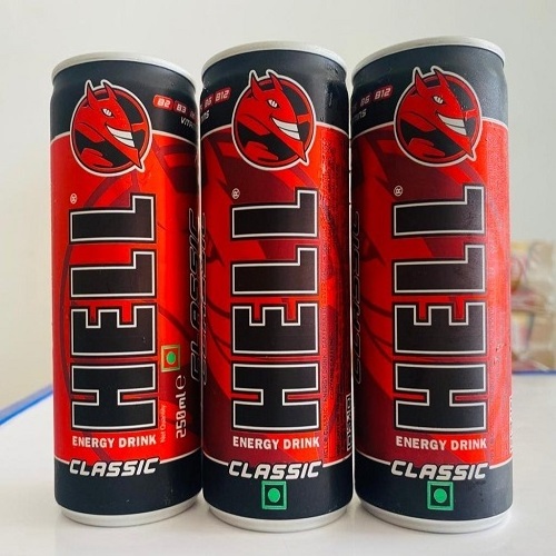 HELL ENERGY DRINKS BLACK CHERRY 250ml 24pcs