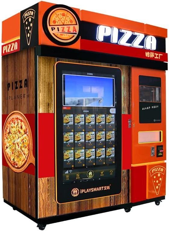 Hot Food Pizza Bread Vending Machine Automatic Pizza Vending Machine Fully Automatic