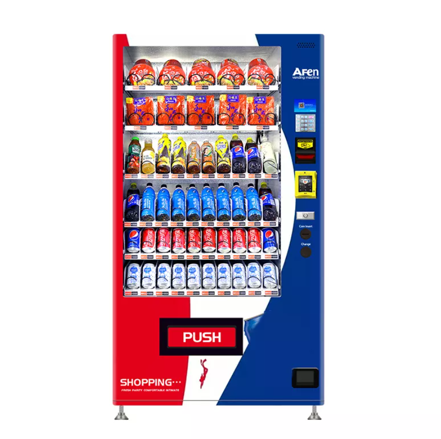 Champagne Drink Beer Elevator Refrigerated Vending Machines For Sale