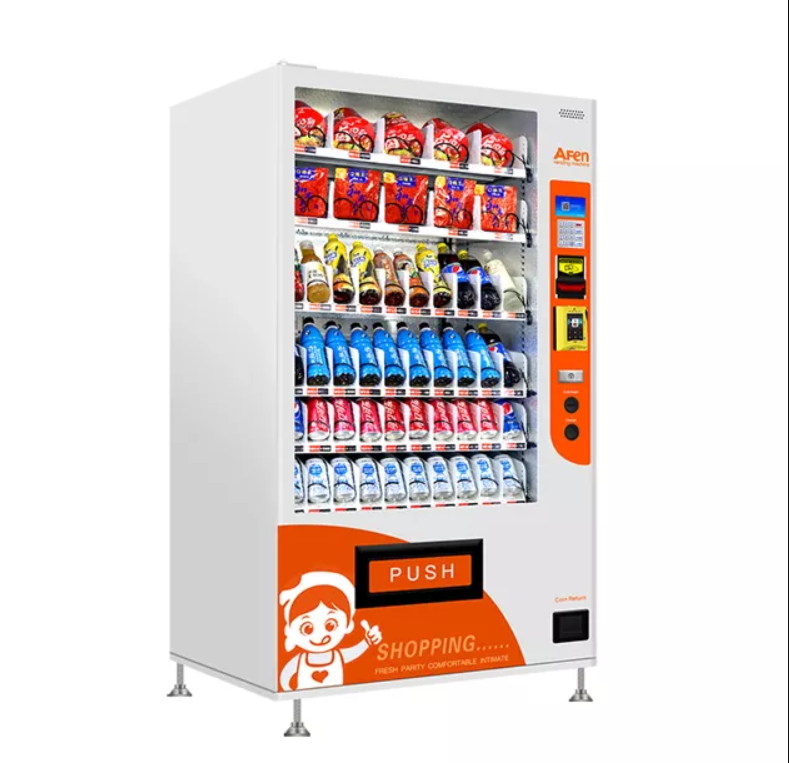 Champagne Drink Beer Elevator Refrigerated Vending Machines For Sale