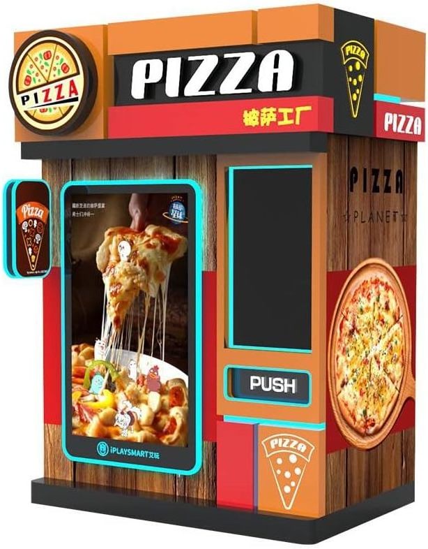 Hot Food Pizza Bread Vending Machine Automatic Pizza Vending Machine Fully Automatic