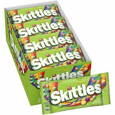 Skittles Candies Sour 54 Ounce (Pack of 12)