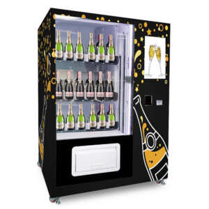 Champagne Drink Beer Elevator Refrigerated Vending Machines For Sale