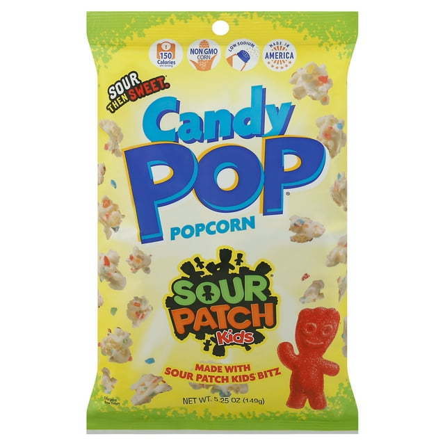 Candy Pop Popcorn Sour Patch Kids, Snack Pop, 5.25oz