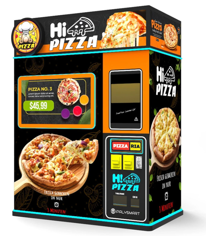 Hot Food Pizza Bread Vending Machine Automatic Pizza Vending Machine Fully Automatic