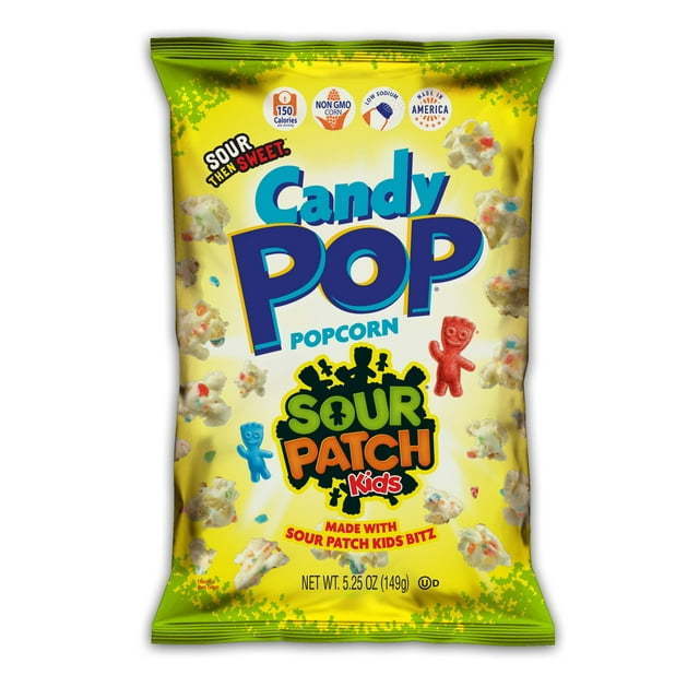 Candy Pop Popcorn Sour Patch Kids, Snack Pop, 5.25oz