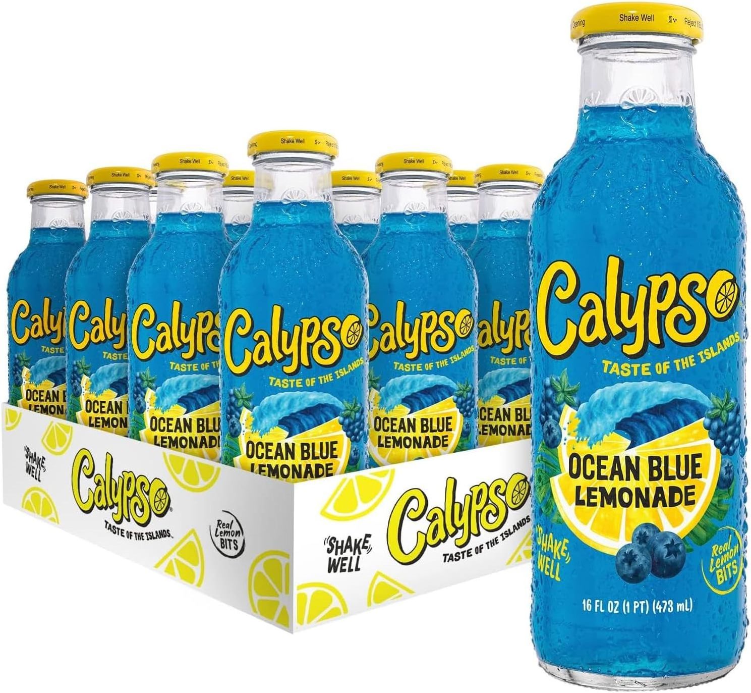 Calypso Ocean Blue Lemonade 473ml Soft Drinks