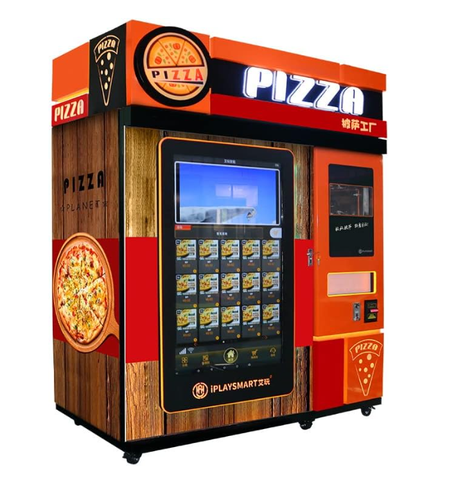 Hot Food Pizza Bread Vending Machine Automatic Pizza Vending Machine Fully Automatic