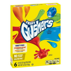 Gushers Tropical Flavors Fruit Snacks Candy