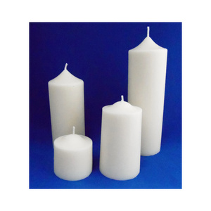 Premium European Daily Quality White Taper Candles for Wedding Party Paraffin in bulk