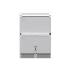 Outdoor Refrigerator/Freezer Combo with Lock, 24-Inches - GRFR24