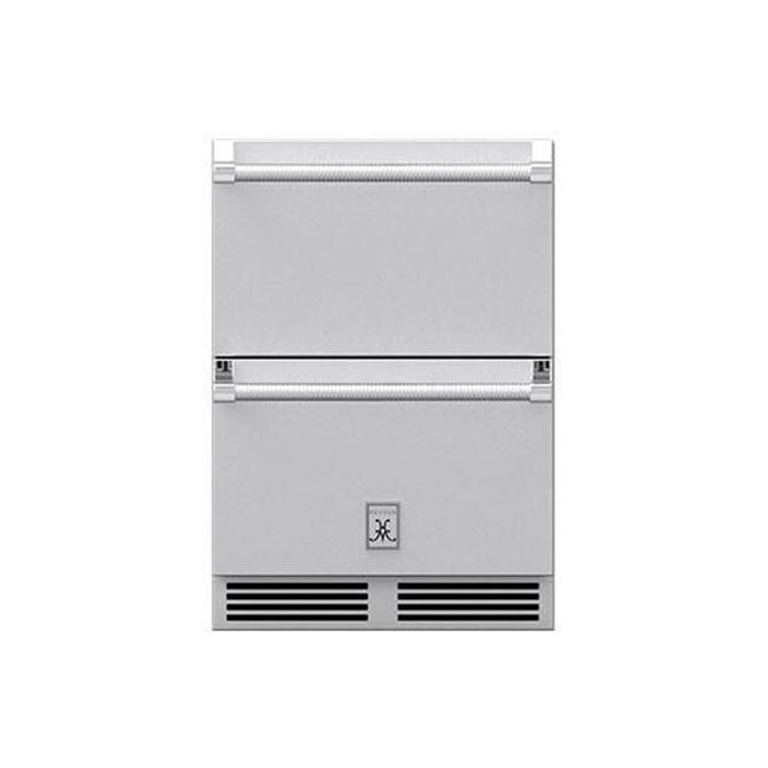 Outdoor Refrigerator/Freezer Combo with Lock, 24-Inches - GRFR24