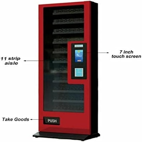 Vending Machine for sale 11 Slot Cigarette Candy Food Chips Bathroom Floor Coin Bill ready to Ship