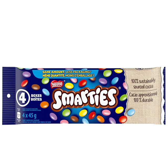 Nestle Smarties Midi Cone 6x70ml (Frozen) / Smarties Chocolate & Vanilla Ice Cream