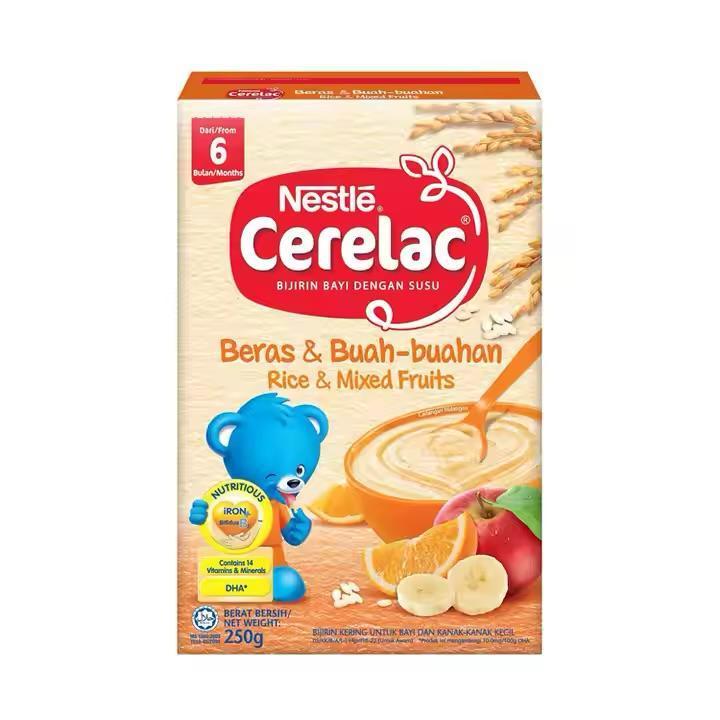 Nestle Cerelac Honey & Wheat Baby Rice Mixed Fruit Infant Cereal with Milk