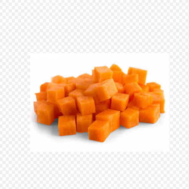 Factory supplied bulk package IQF Natural fresh Vegetables Frozen pumpkin Diced