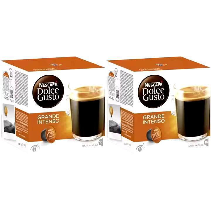 Organic Italian Coffee 100% Arabica Nescafe Dolce Gusto16 capsules Compatible Giuseppe Verdi Selection Coffee Made in Italy