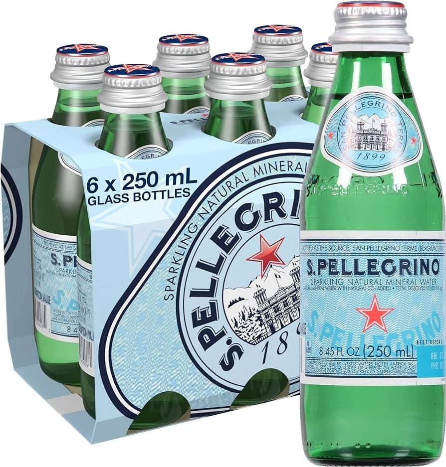 Premium Quality Wholesale Supplier Of S.Pellegrino Sparkling Natural Mineral Water 8.45 Fl Oz (pack of 6) For Sale