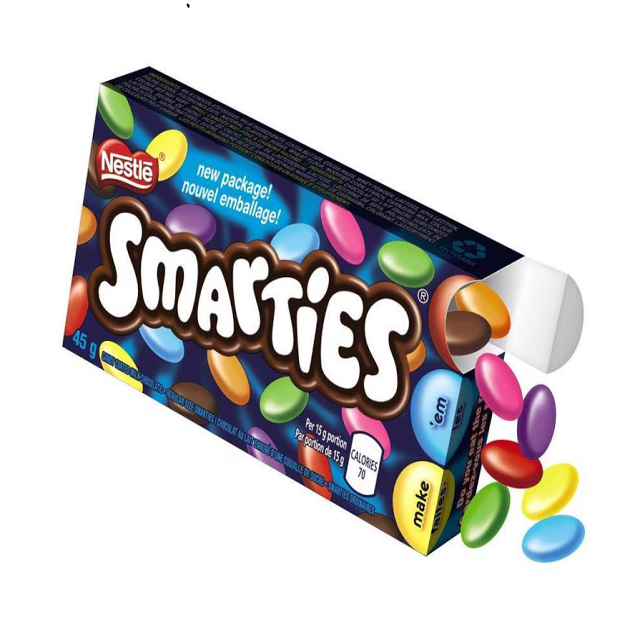 Nestle Smarties Midi Cone 6x70ml (Frozen) / Smarties Chocolate & Vanilla Ice Cream