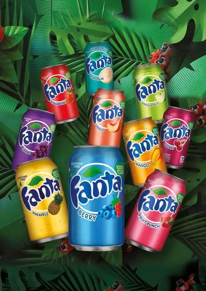 Carbonated Drinks Fanta 330ml Soft Drink Santa Pineapple 8 % Brix