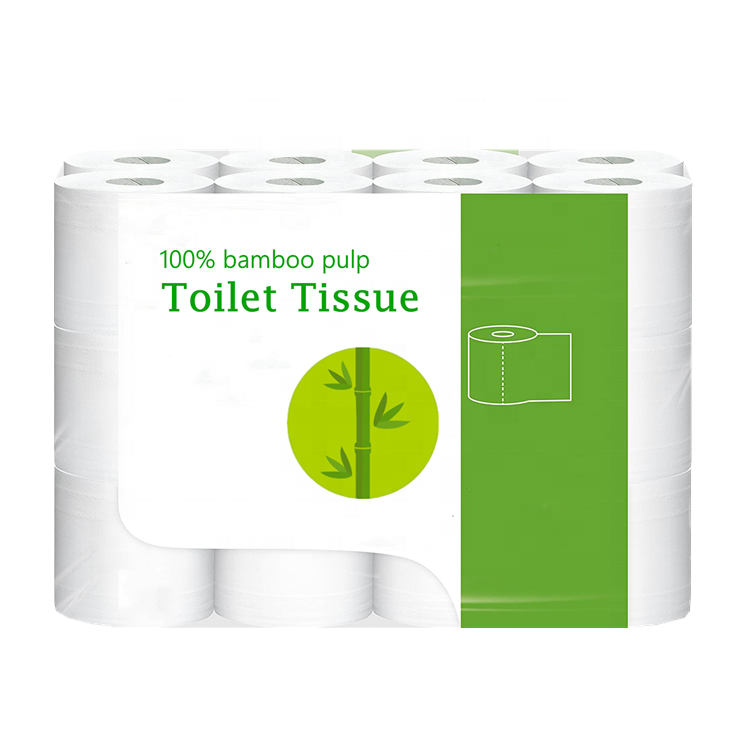 Private Label Bamboo Toilet Rolls Tissue Printed Toilet Paper