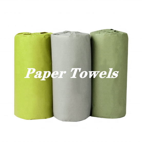 Free Sample 2 Ply Layer Paper Towel Rolls For Kitchen Paper Individually Wrapped Bamboo Paper Kitchen