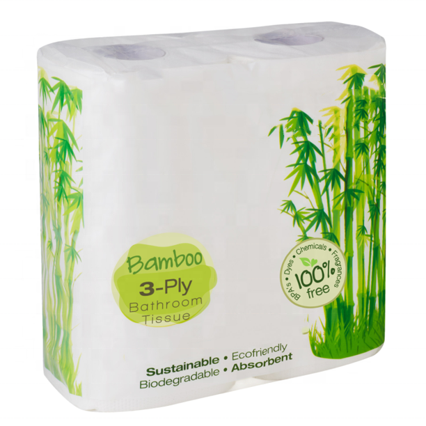 Free Sample 2 Ply Layer Paper Towel Rolls For Kitchen Paper Individually Wrapped Bamboo Paper Kitchen