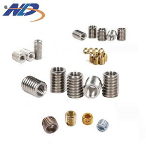 NLD Custom Fasteners Stainless Steel Brass Hardened Steel Titanium Threaded Self Tapping Insert Nuts