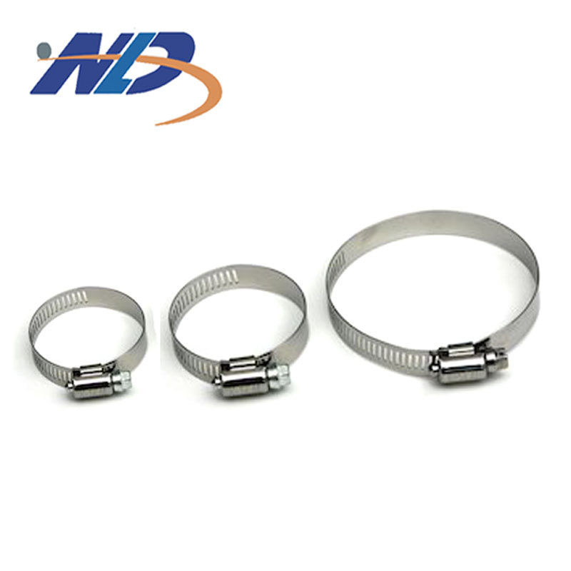 OEM small industrial compression quality 201 stainless steel 4mm pipe spiral hose clamp