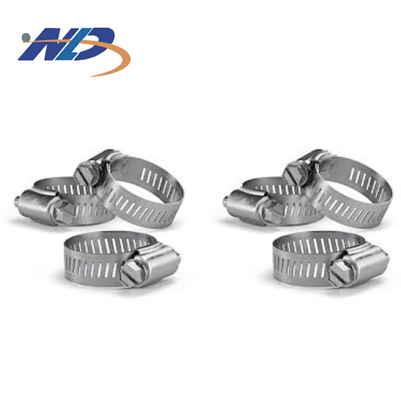 OEM small industrial compression quality 201 stainless steel 4mm pipe spiral hose clamp