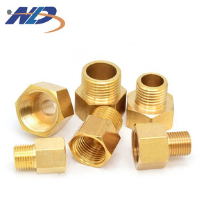 NLD Wholesale Custom 1/2" 3/8" 1/2" 3/4" 1" Brass Copper Hex Male Female Pipe Fitting Threading Nipples