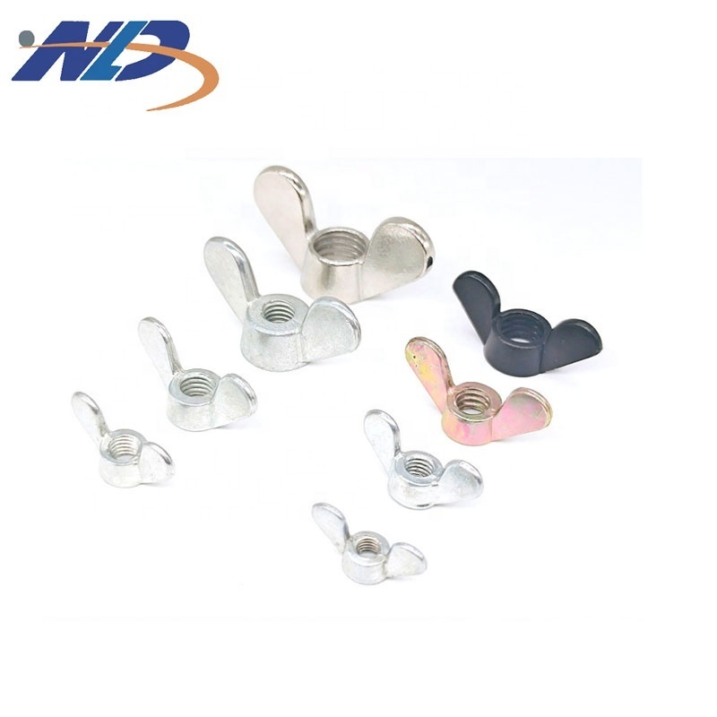 NLD China Fastener Manufacturer M16 Butterfly Stainless Steel 6mm Eye Bolt Flat Washered  High Quality Electrica Wing Nuts