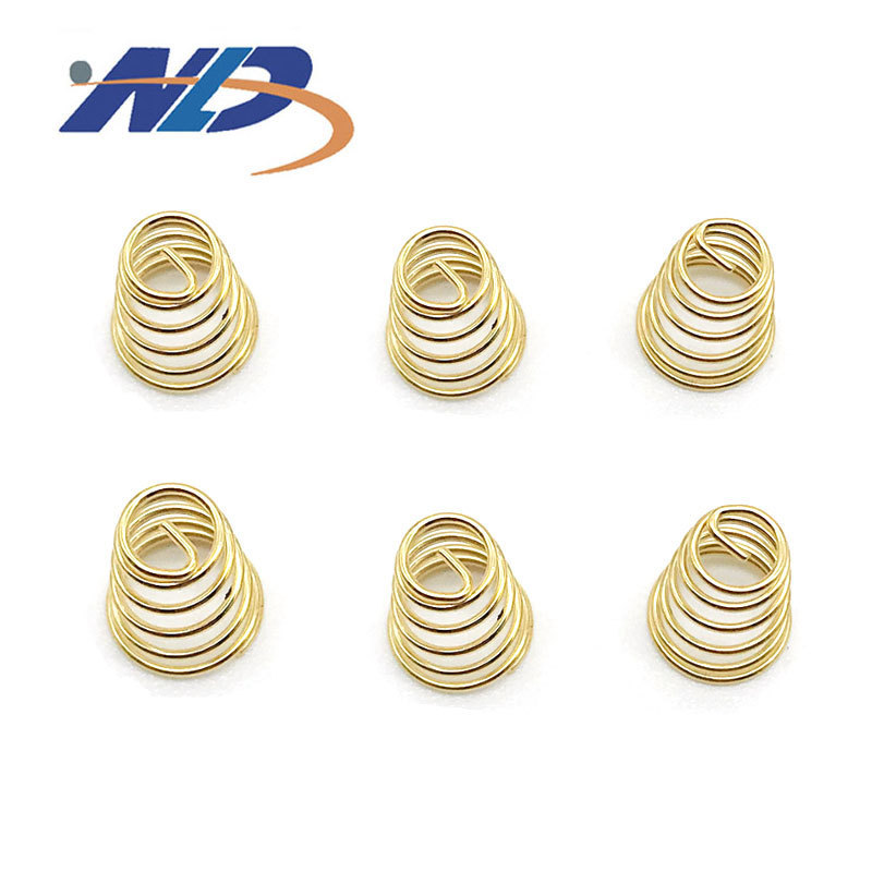 OEM nickel-plated wire circuit board coil small lock latch coils button touch switch spring