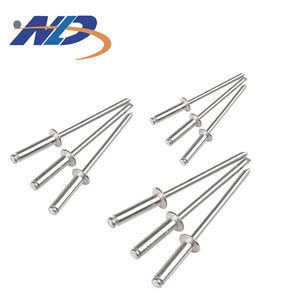 Customized open domed countersunk head pop rivet aluminum blind rivet