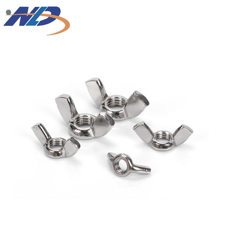 NLD China Fastener Manufacturer M16 Butterfly Stainless Steel 6mm Eye Bolt Flat Washered  High Quality Electrica Wing Nuts