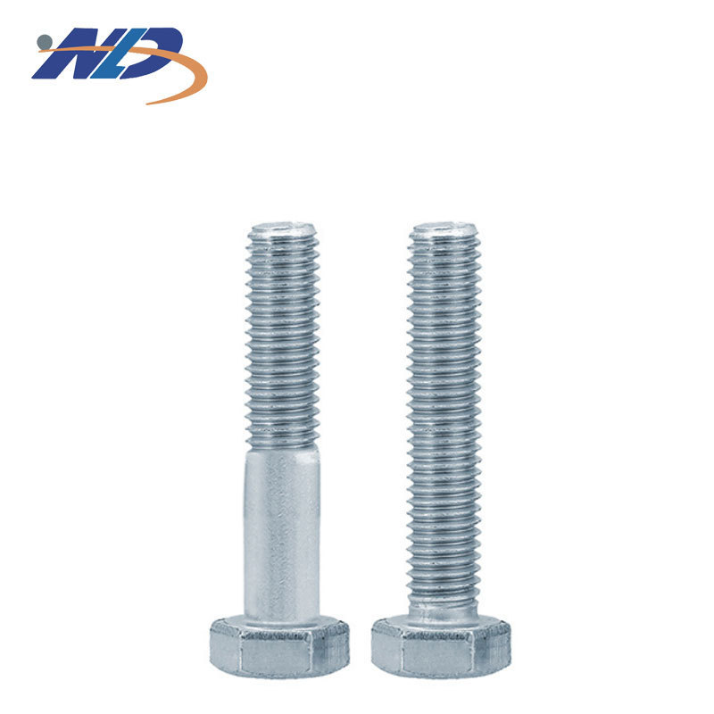 Manufacturers carbon steel Q235  galvanized 4.8 level outer hexagon bolts GB30 M6M8M10M12