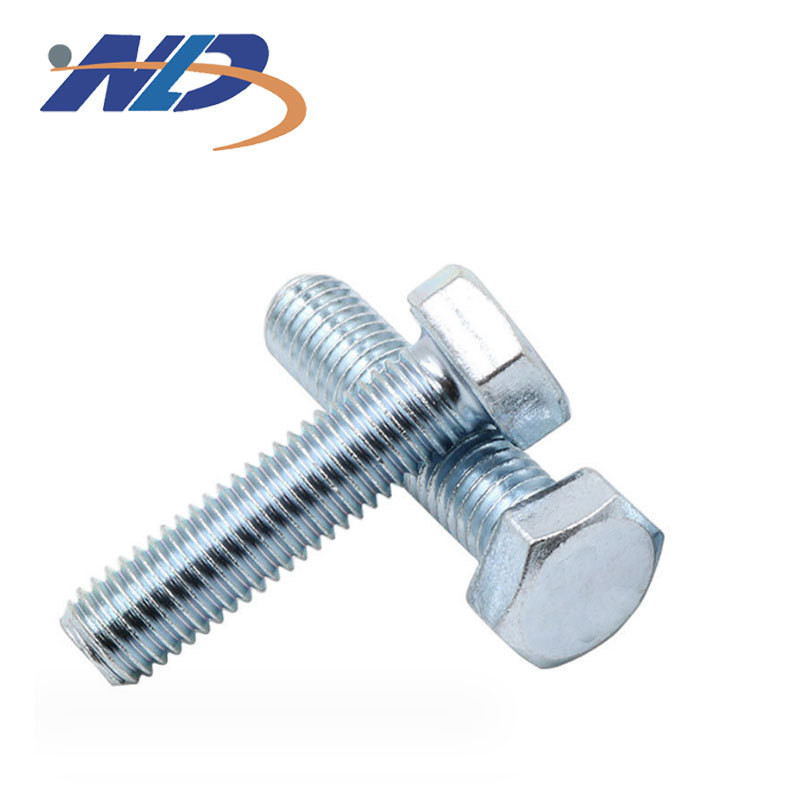 Manufacturers carbon steel Q235  galvanized 4.8 level outer hexagon bolts GB30 M6M8M10M12