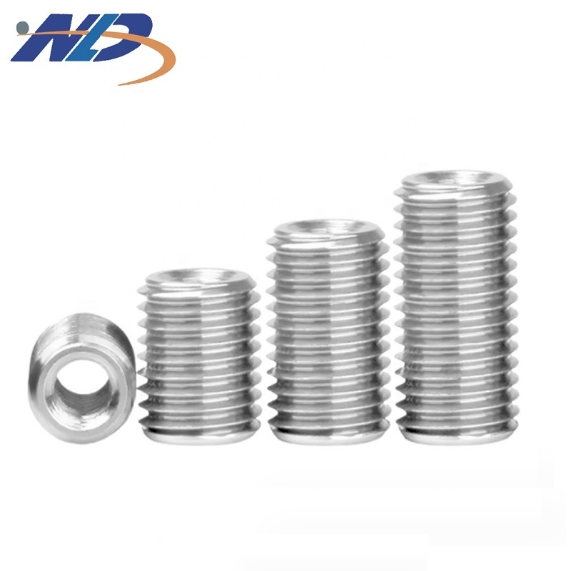 NLD Custom Fasteners 303 Stainless Steel  M4 M5 M6 Sleeve Bushing Internal External Self Tapping Insert For Wood