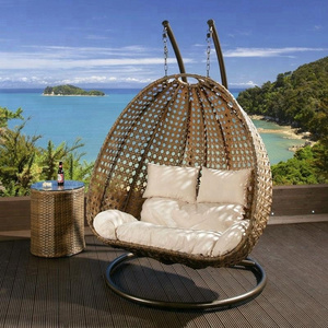 portable egg hanging chair outdoor hanging pod chair double seat swing chair