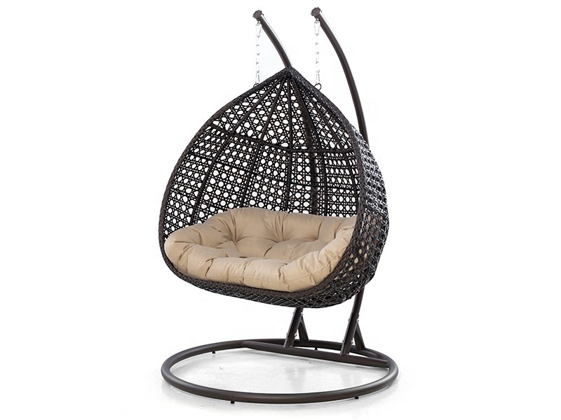 portable egg hanging chair outdoor hanging pod chair double seat swing chair