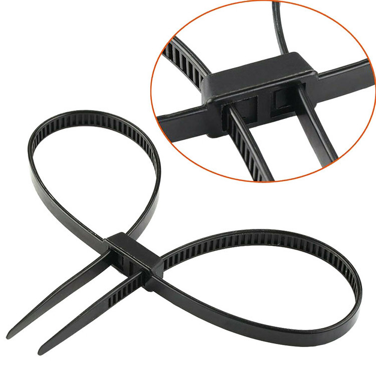 Hotsale  plastic cable tie nylon high strength 250LBS Plastic handcuff police zip ties