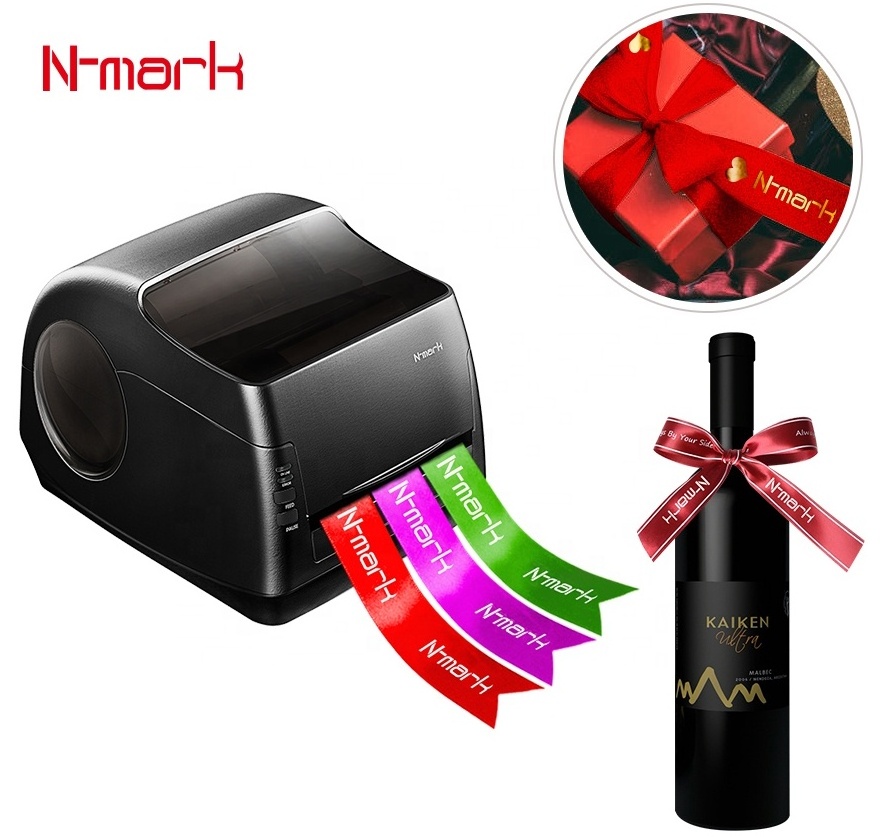 N-mark Multi-color Digital Satin Ribbon Label Printer Fabric Ribbon Printing Machine