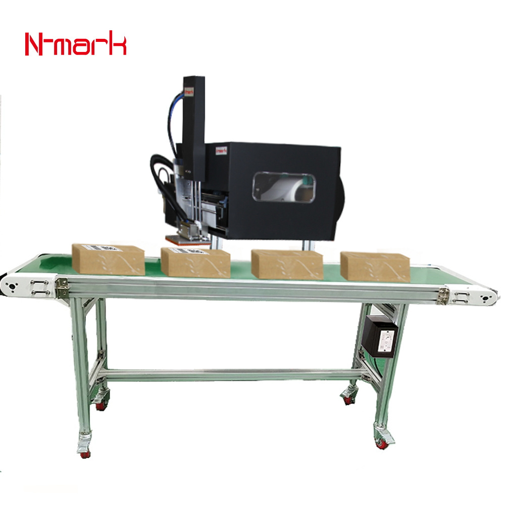 N-mark V420T Professional Automatic Print and Apply Labels Online Printing Label Applicator Machine Etiquetadora