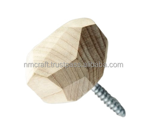 Top Quality wooden knob Mother Of Pearl Knob Wood Drawer Door Cabinet Knobs BY N M CRAFT